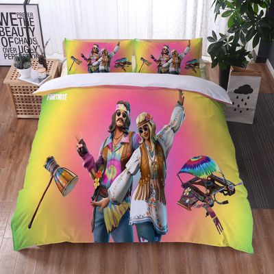 Fortnite Comfortable Bedding Three-Piece Soft and Breathable Duvet Cover - Image 11