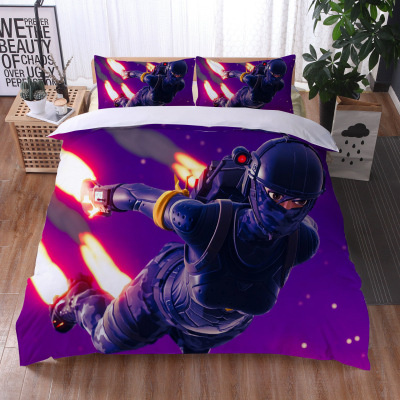 Fortnite Comfortable Bedding Three-Piece Soft and Breathable Duvet Cover - Image 12