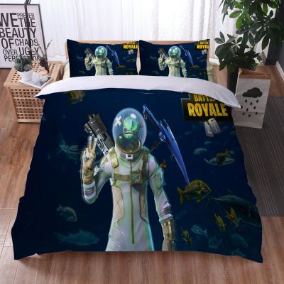 Fortnite Comfortable Bedding Three-Piece Soft and Breathable Duvet Cover - Image 13
