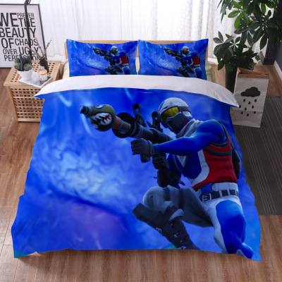 Fortnite Comfortable Bedding Three-Piece Soft and Breathable Duvet Cover - Image 14