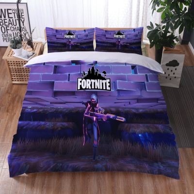 Fortnite Comfortable Bedding Three-Piece Soft and Breathable Duvet Cover - Image 16