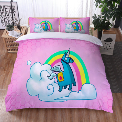 Fortnite Comfortable Bedding Three-Piece Soft and Breathable Duvet Cover - Image 20