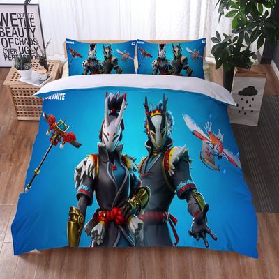 Fortnite Comfortable Bedding Three-Piece Soft and Breathable Duvet Cover - Image 24