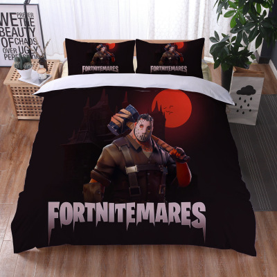 Fortnite Comfortable Bedding Three-Piece Soft and Breathable Duvet Cover - Image 26