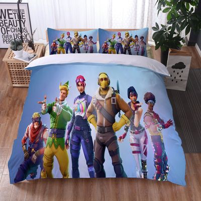 Fortnite Comfortable Bedding Three-Piece Soft and Breathable Duvet Cover - Image 29