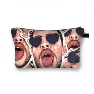 Bad Bunny storage bag printed cosmetic bag
