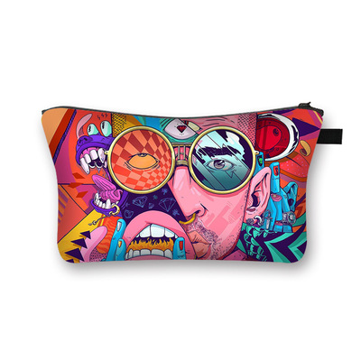 Bad Bunny storage bag printed cosmetic bag - Image 4