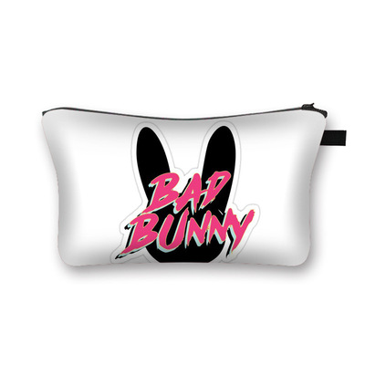 Bad Bunny storage bag printed cosmetic bag - Image 8