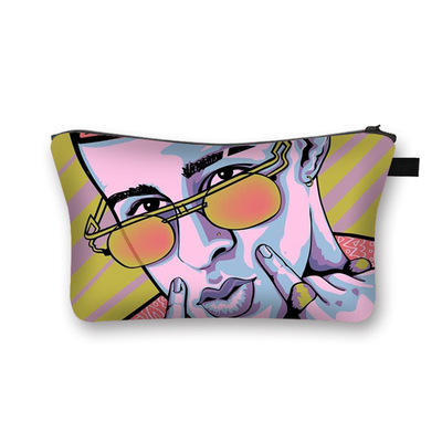 Bad Bunny storage bag printed cosmetic bag - Image 9