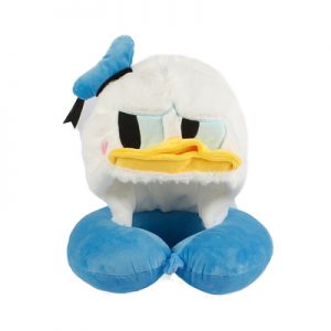 Donald Duck U-shaped Pillow Donald Cartoon Doll Hooded Neck Pillow U-shaped Pillow Outdoor Travel Airplane Cushion