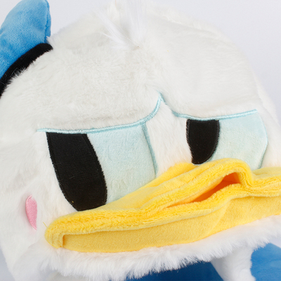 Donald Duck U-shaped Pillow Donald Cartoon Doll Hooded Neck Pillow U-shaped Pillow Outdoor Travel Airplane Cushion - Image 3