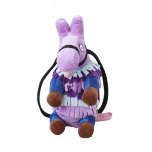 Fortnite Plush Backpack Rainbow Horse Grass Mud Horse Alpaca Backpack School Bag Adult Children Backpack