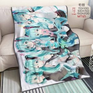 Hatsune Miku Blankets Printing Soft Nap Blanket On Home/Sofa/Office Portable Travel Cover Blanket