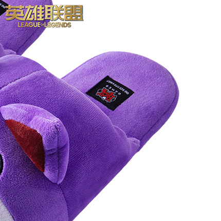 LOL League of Legends Meow Kai Skin Twisted Dryad Plush Slippers - Image 5