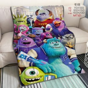 Monsters University Blankets Printing Soft Nap Blanket On Home/Sofa/Office Portable Travel Cover Blanket
