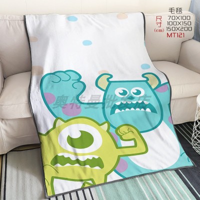 Monsters University Blankets Printing Soft Nap Blanket On Home/Sofa/Office Portable Travel Cover Blanket - Image 2