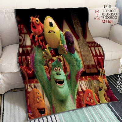 Monsters University Blankets Printing Soft Nap Blanket On Home/Sofa/Office Portable Travel Cover Blanket - Image 7