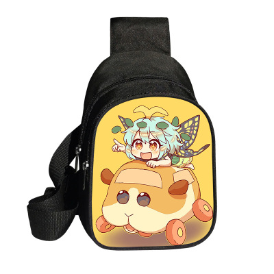 PUI PUI Mouker chest bag polyester large capacity messenger bag fashion shoulder bag