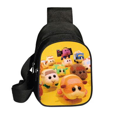 PUI PUI Mouker chest bag polyester large capacity messenger bag fashion shoulder bag - Image 38