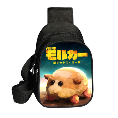 PUI PUI Mouker chest bag polyester large capacity messenger bag fashion shoulder bag - Image 27