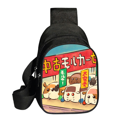 PUI PUI Mouker chest bag polyester large capacity messenger bag fashion shoulder bag - Image 2