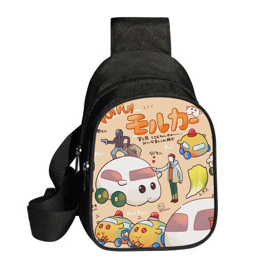 PUI PUI Mouker chest bag polyester large capacity messenger bag fashion shoulder bag - Image 34