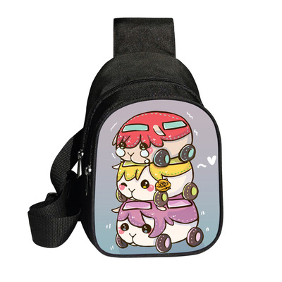 PUI PUI Mouker chest bag polyester large capacity messenger bag fashion shoulder bag - Image 5