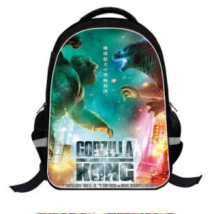 Godzilla vs Kong Backpack Kids Youth Student High Capacity Waterproof School Bag Birthday Gifts