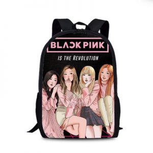 Blackpink Backpack Kids Youth Student High Capacity Waterproof School Bag Birthday Gifts