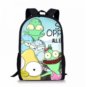 18 Inch Solar Opposites Backpack School Bag Black