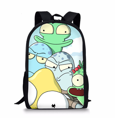 18 Inch Solar Opposites Backpack School Bag Black - Image 4