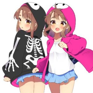 Fall Guys Ultimate Knockout Double sided cosplay pajamas one-piece sweatshirt cotton