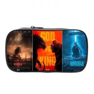 Godzilla vs Kong Bags Pencil-Box for Kids School Supplies Stationery Storge