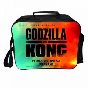 Godzilla vs Kong Cooler Bag Insulation Bag Students School Food Storage Box