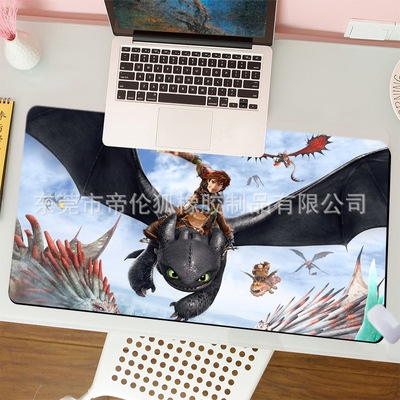 How to Train Your Dragon Cartoon The Desk Pad 900mmx400mmx4mm - Image 35