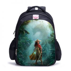 Raya and The Last Dragon double-layer backpack personalized school bag
