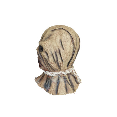 Texas murderer bloodstained scarecrow cosplay latex mask hood Halloween - Image 2