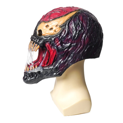 Venom cosplay latex mask hood Halloween - Image 2
