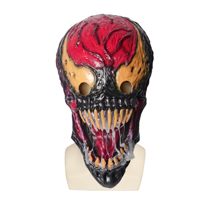 Venom cosplay latex mask hood Halloween - Image 3