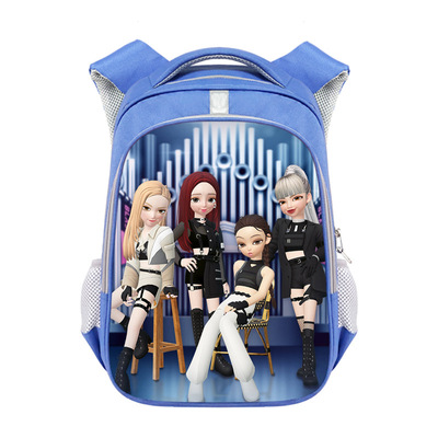 Black Pink Backpack School Bag Blue - Image 20
