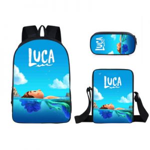 16 Inch Luca Backpack School Bag+Messenger Bag+Pencil Bag