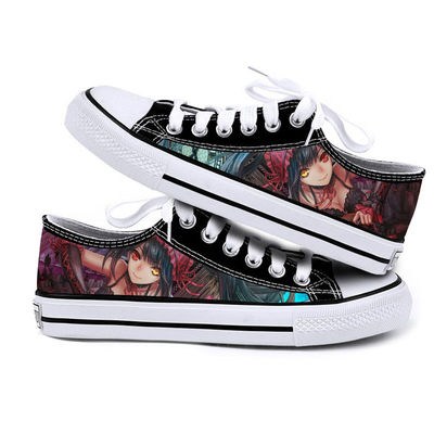 DATE·A·LIVE Cartoon Anime Fashion Funny Cool Casual Canvas Shoes Low Top Lightweight Breathable 3D