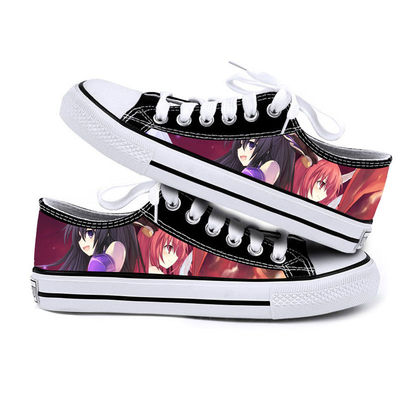 DATE·A·LIVE Cartoon Anime Fashion Funny Cool Casual Canvas Shoes Low Top Lightweight Breathable 3D - Image 6