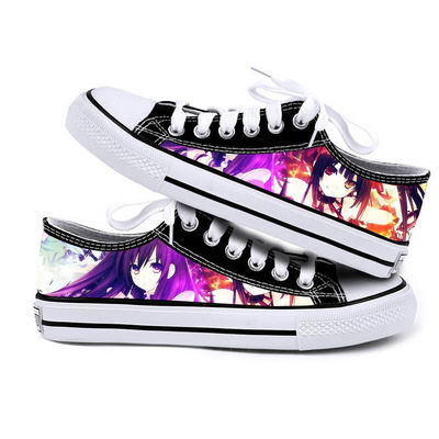 DATE·A·LIVE Cartoon Anime Fashion Funny Cool Casual Canvas Shoes Low Top Lightweight Breathable 3D - Image 10