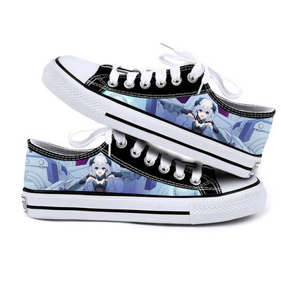 DATE·A·LIVE Cartoon Anime Fashion Funny Cool Casual Canvas Shoes Low Top Lightweight Breathable 3D - Image 12