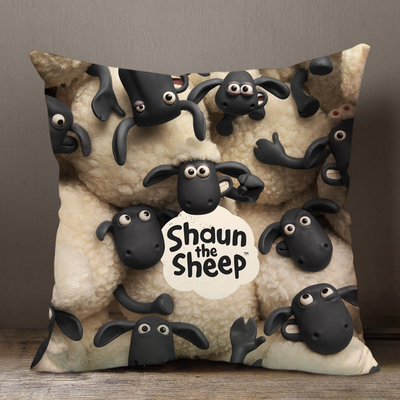 Shaun the Sheep Premium Hollow Cotton Pillow - Image 25