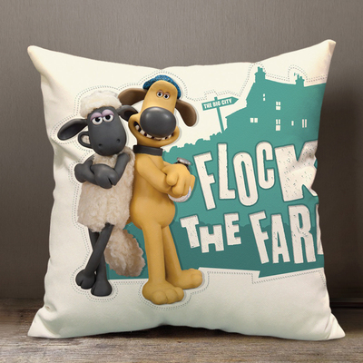 Shaun the Sheep Premium Hollow Cotton Pillow - Image 34