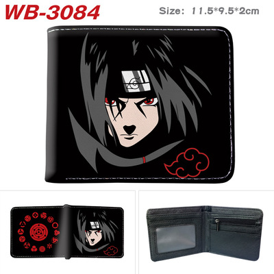 Bifold PU Leather NARUTO Wallet Coin Pocket Credit Card Id Window Card Holder - Image 13