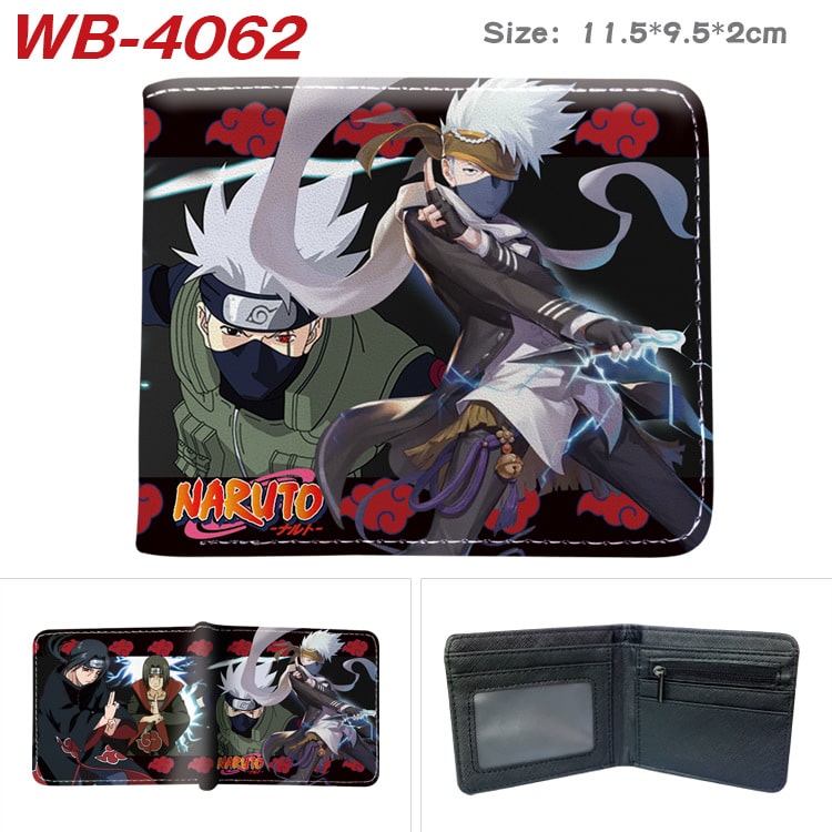 Bifold PU Leather NARUTO Wallet Coin Pocket Credit Card Id Window Card Holder - Image 30