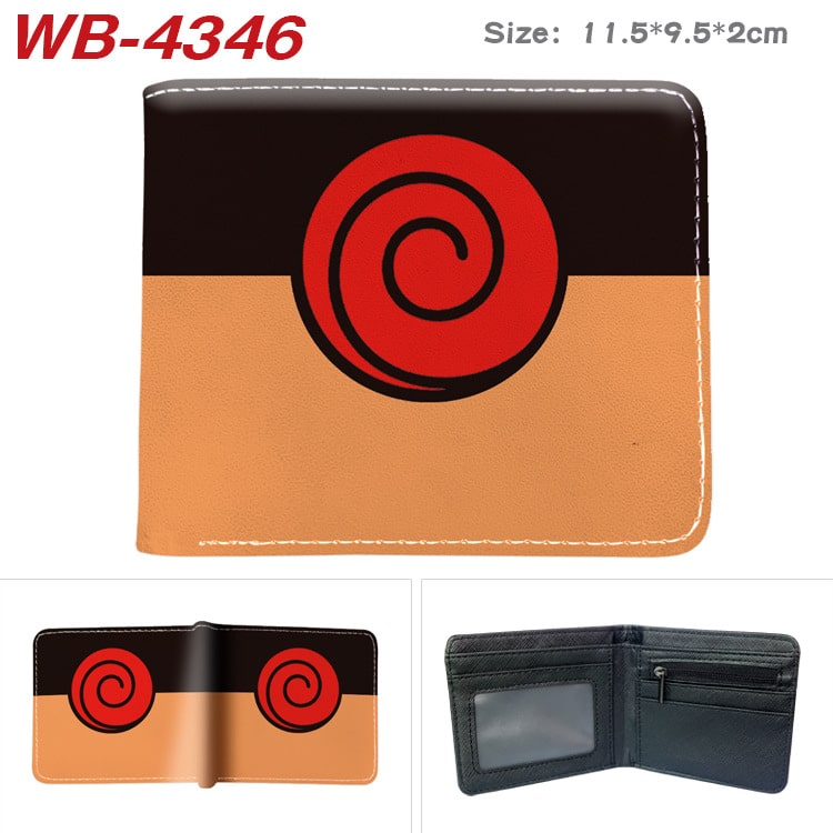 Bifold PU Leather NARUTO Wallet Coin Pocket Credit Card Id Window Card Holder - Image 35